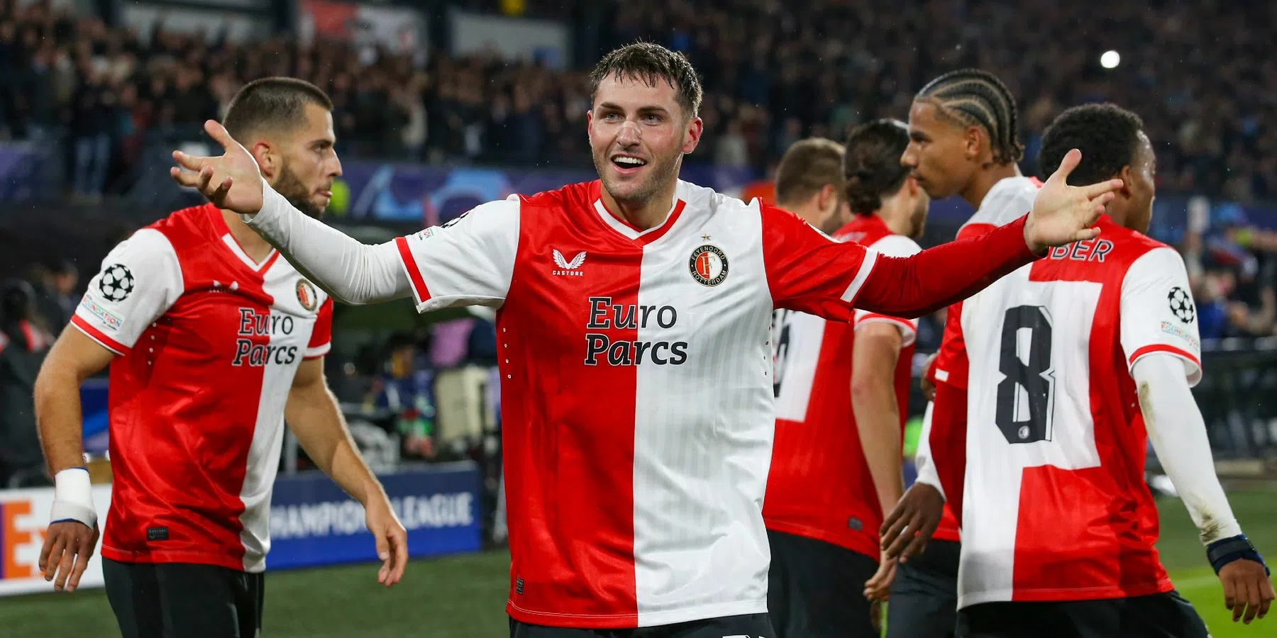 Feyenoord overtuigd tegen Lazio en boekt tweede Champions League-zege