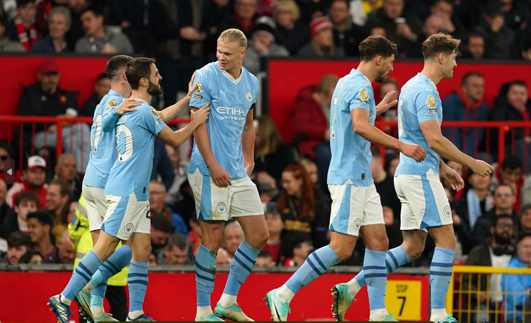 Manchester City tegenover AFC Bournemouth 