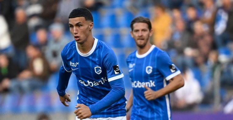 Bilal El Khannouss al vertrekken bij KRC Genk