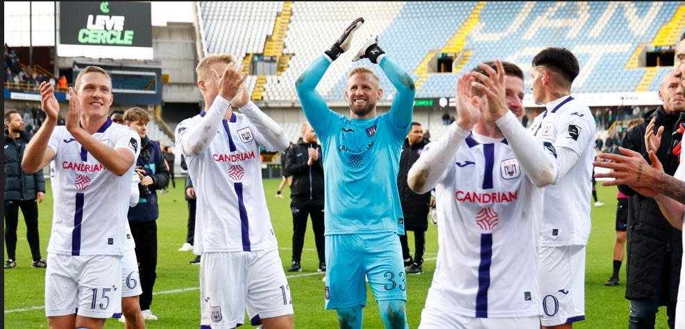 Eerste clean sheet voor Schmeichel bij RSC Anderlecht 