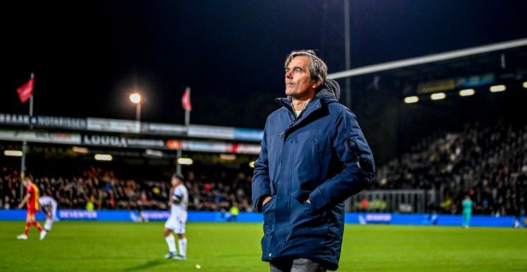 Phillip Cocu staat onder enorme druk bij hekkensluiter Vitesse