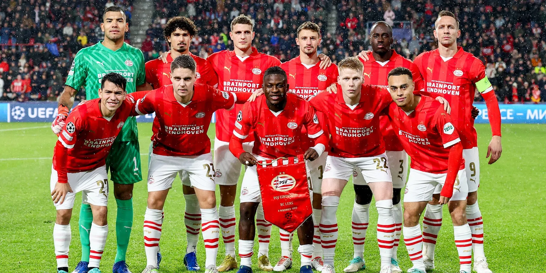 PSV op rapport na Champions League-wedstrijd tegen RC Lens