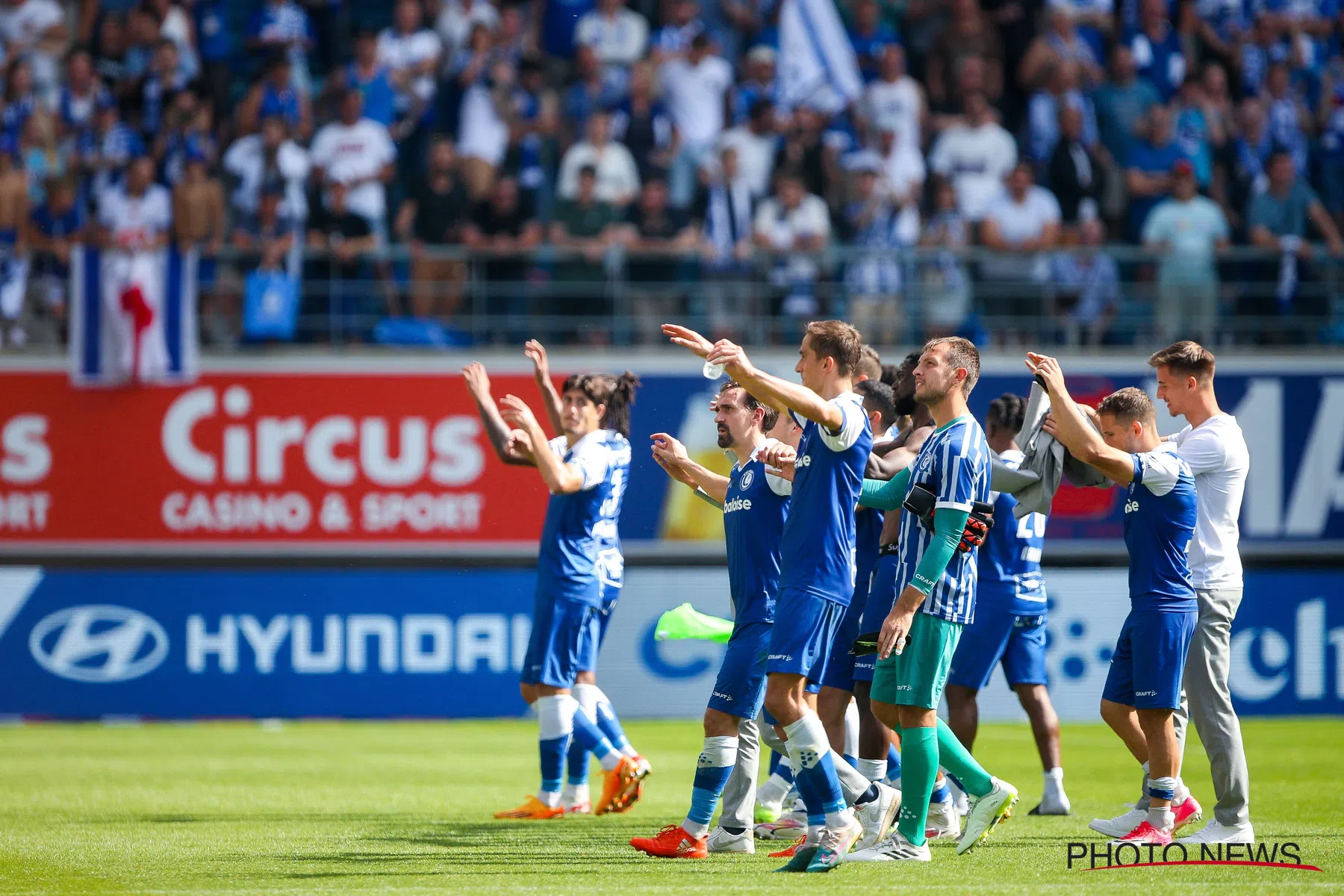 Bijnamen komen op opwarmingstruitjes KAA Gent