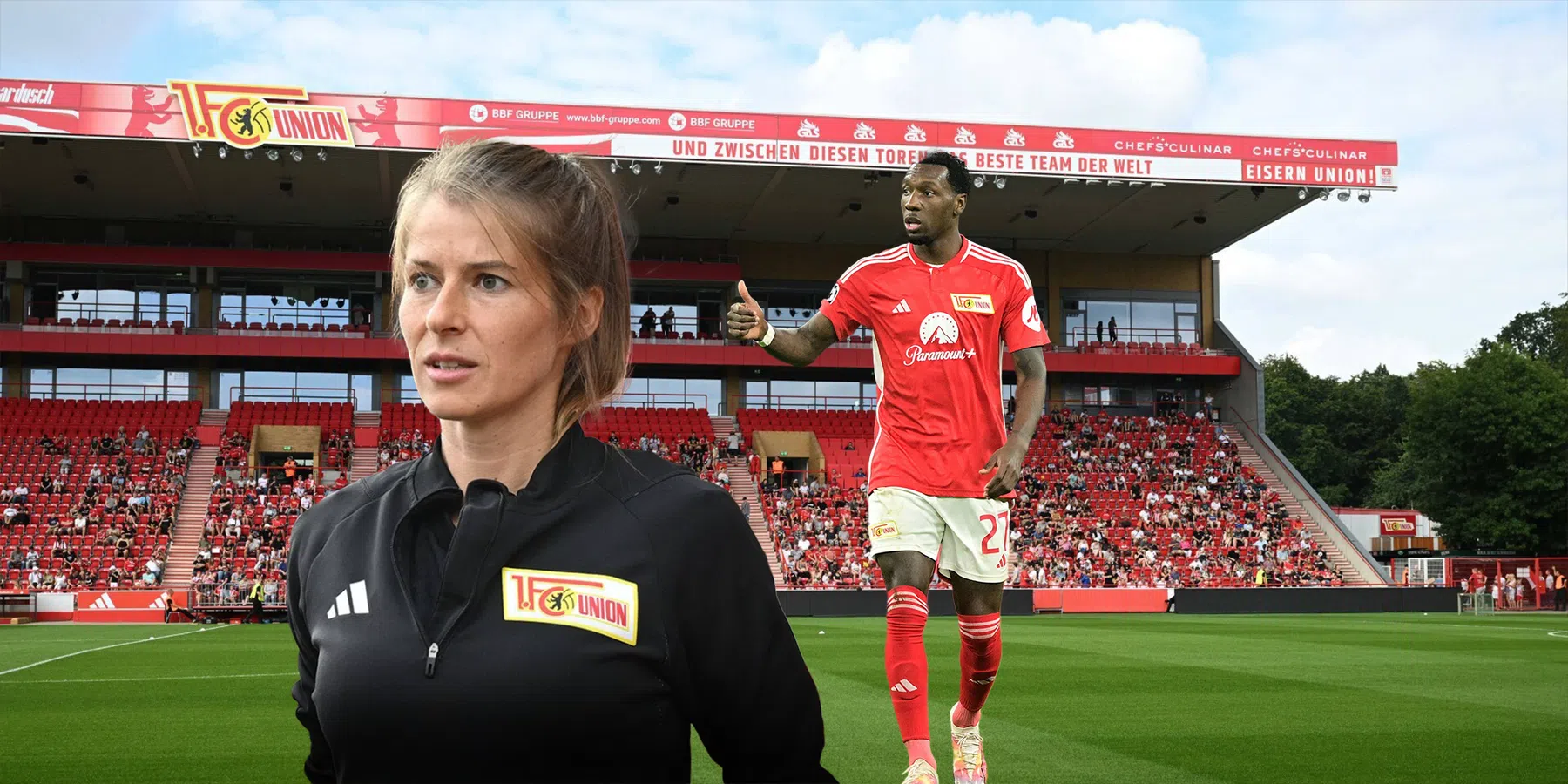 Vrouwelijke assistent-trainer bij Union Berlin