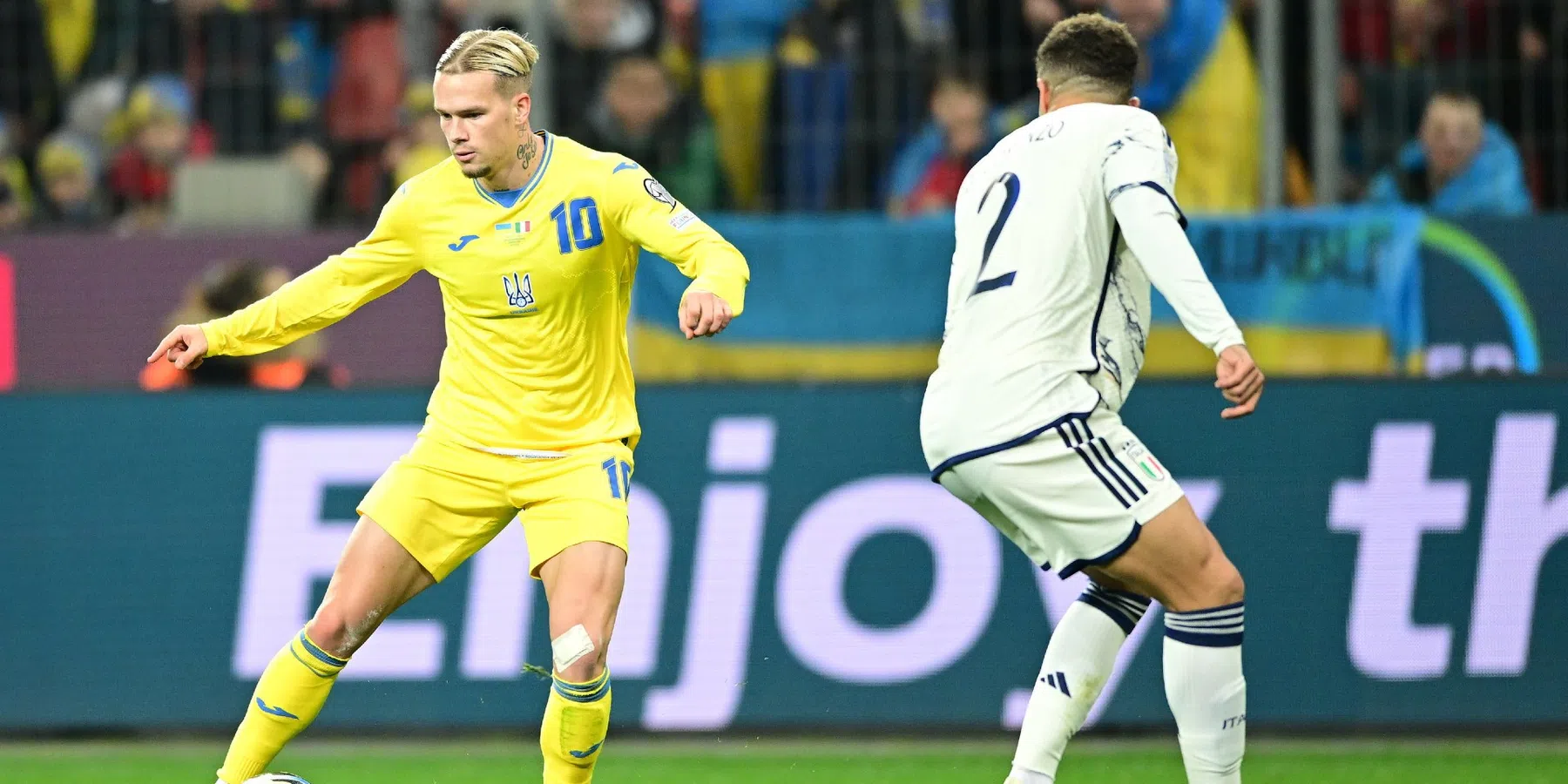 Penalty-moment Mudryk tegen Italië maakt veel los