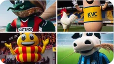 Thumbnail for article: AI maakt nu mascottes Club Brugge en Antwerp, een erg opvallende voor Mechelen