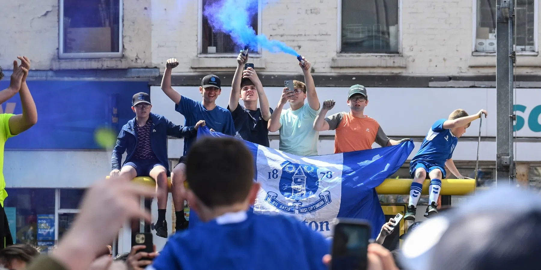 'Everton-fans bereiden protestactie voor, Sky overweegt geluid uit te zetten'