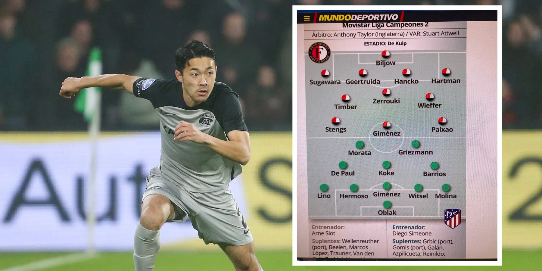 Blunder Mundo Deportivo in Feyenoord-opstelling