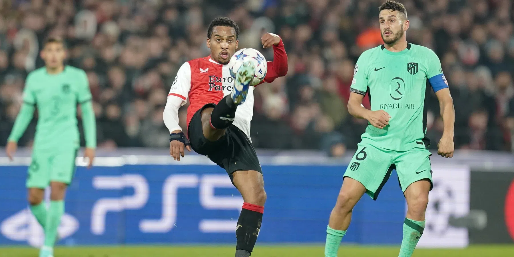 Timber over de wedstrijd tegen Atlético in De Kuip