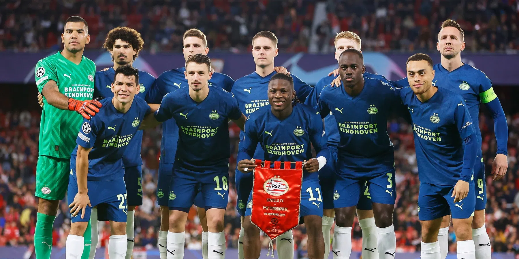 Mogelijke tegenstanders PSV in achtste finale Champions League