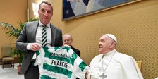 Thumbnail for article: Buitenspel: Paus Franciscus uit tijdens bezoek van Celtic zorgen over voetballerij