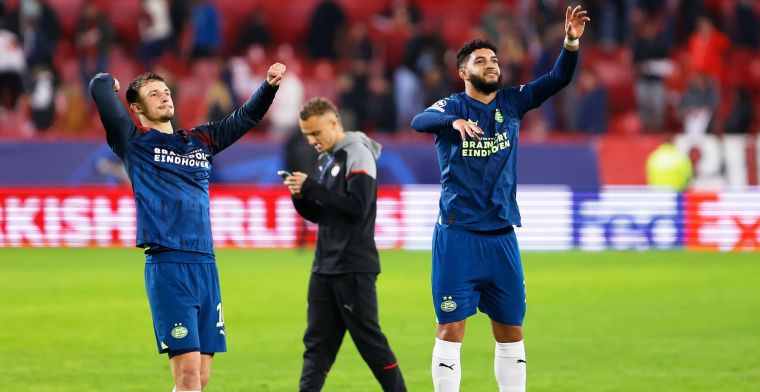 Saibari kan amper geloven dat PSV heeft gewonnen van Sevilla