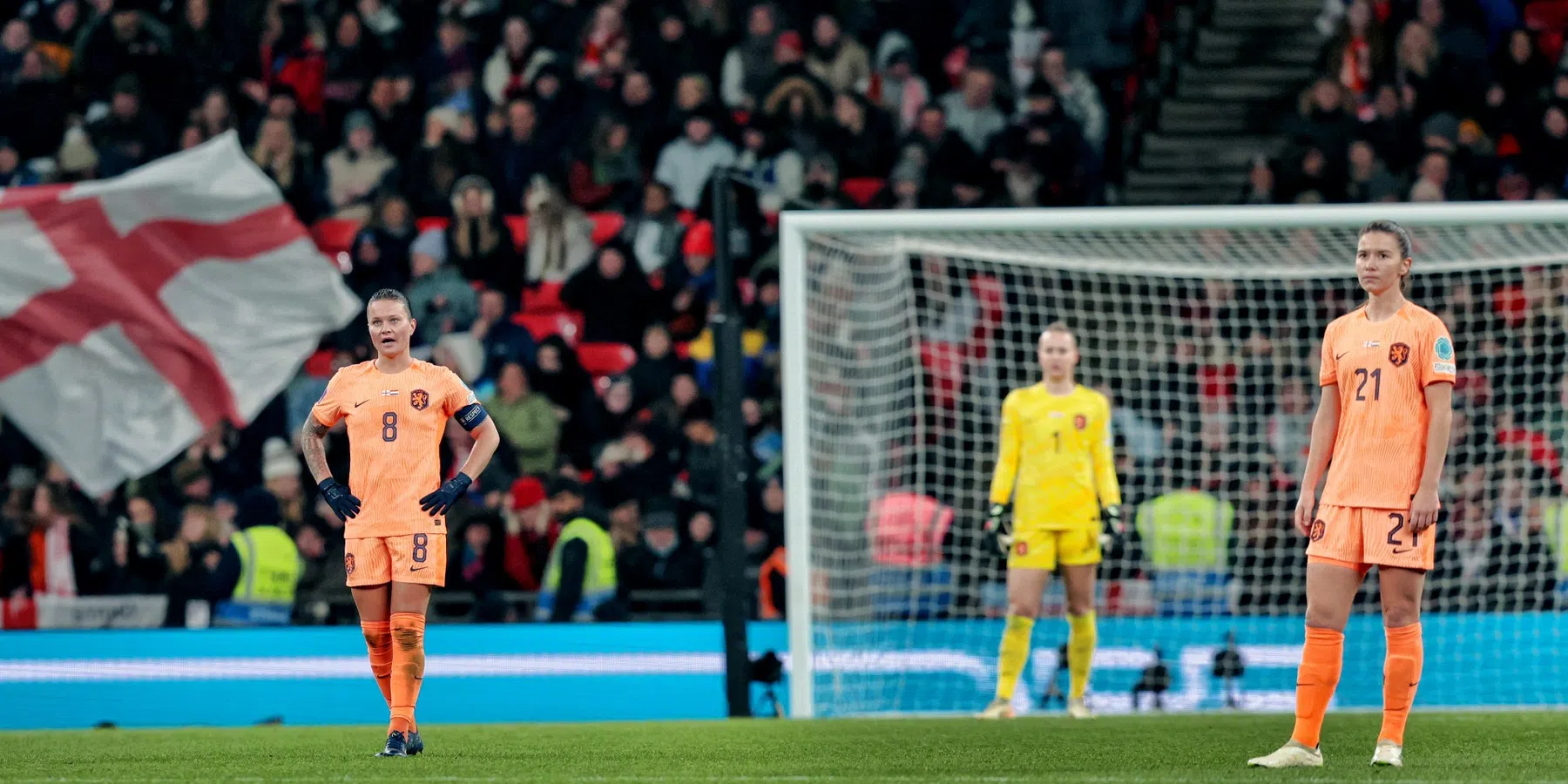 Oranje Leeuwinnen verliezen op Wembley