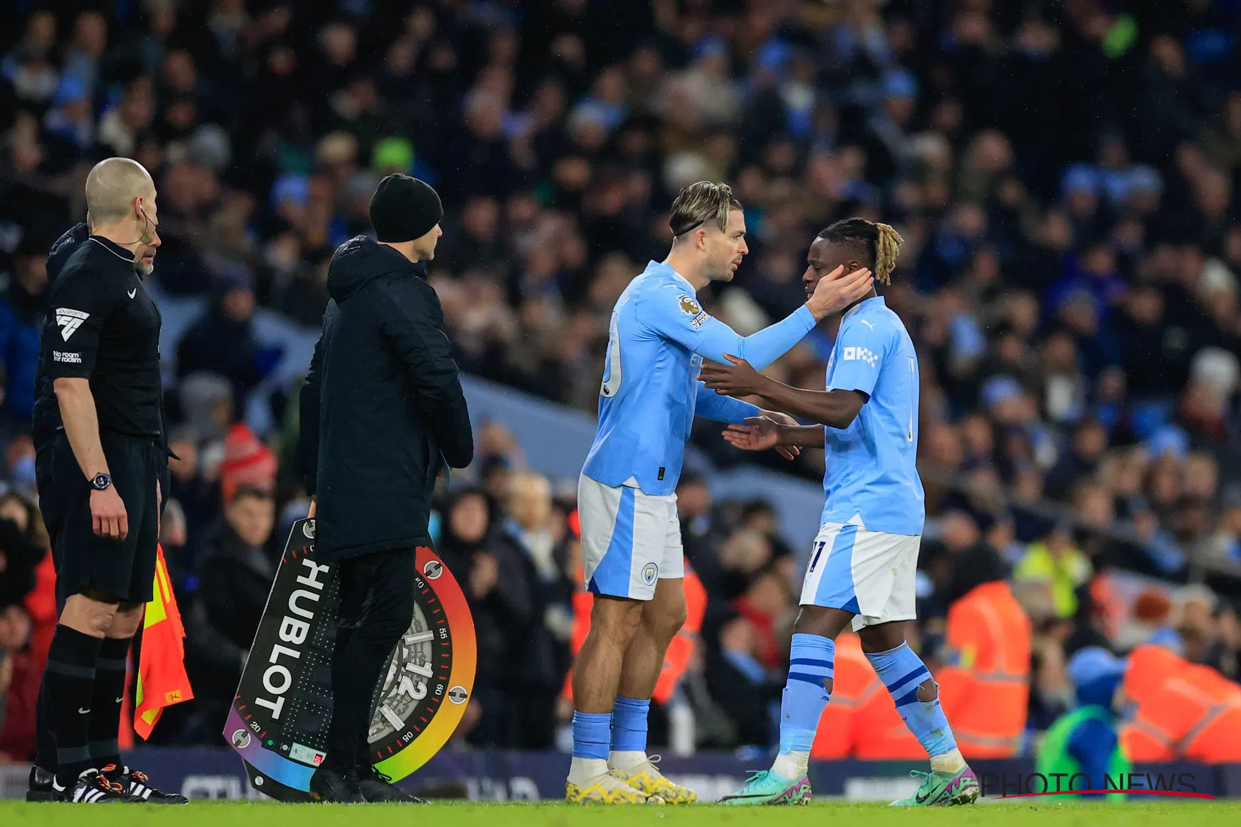 Eerste blessure Doku bij Man City