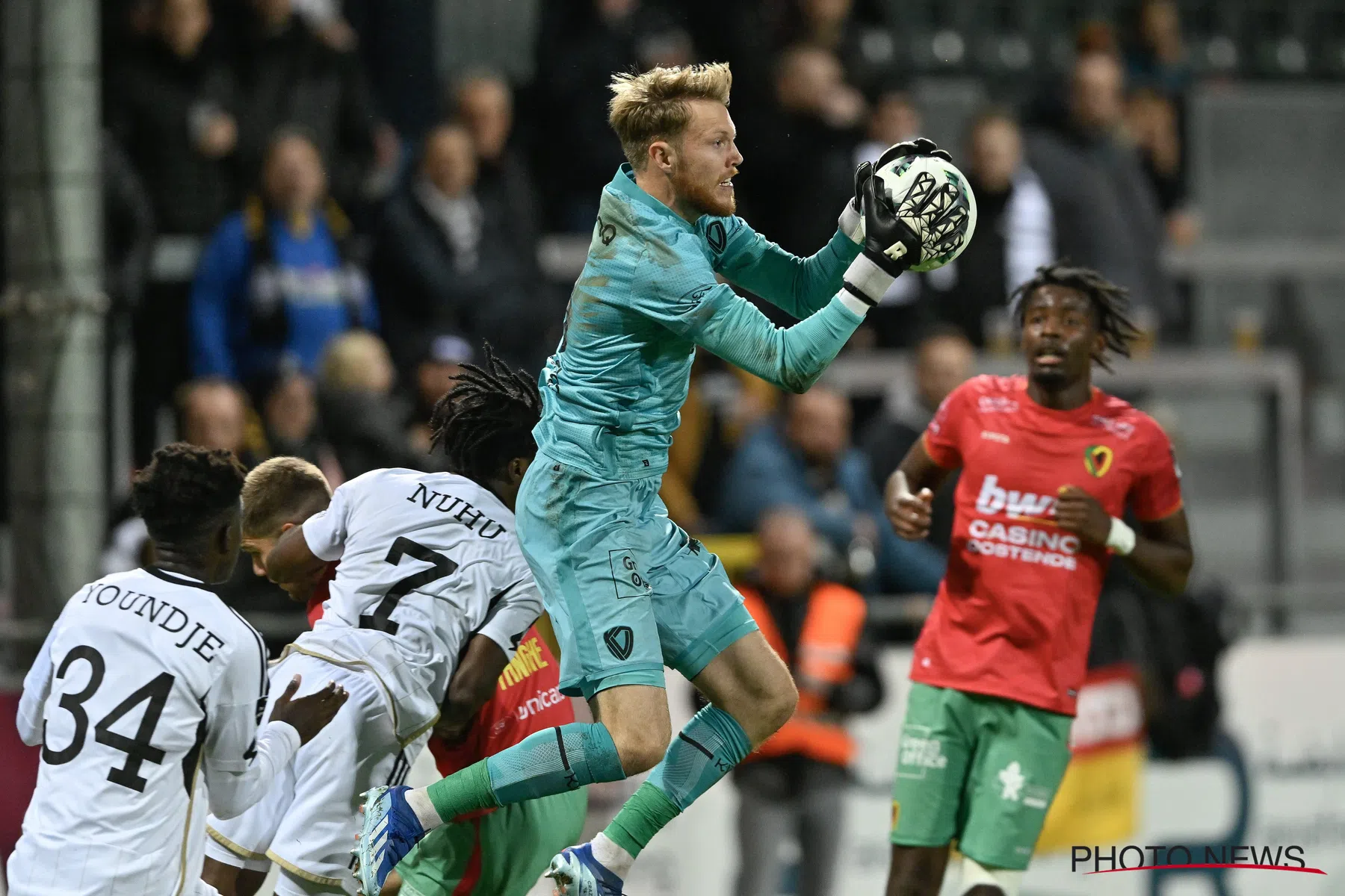 KV Oostende-keeper Gabriël heeft al 2 matchen geen tegengoal, nu komt Genk