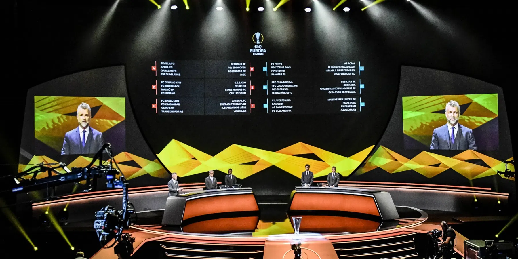 LIVE: Europa League-loting voor tussenronde met Feyenoord