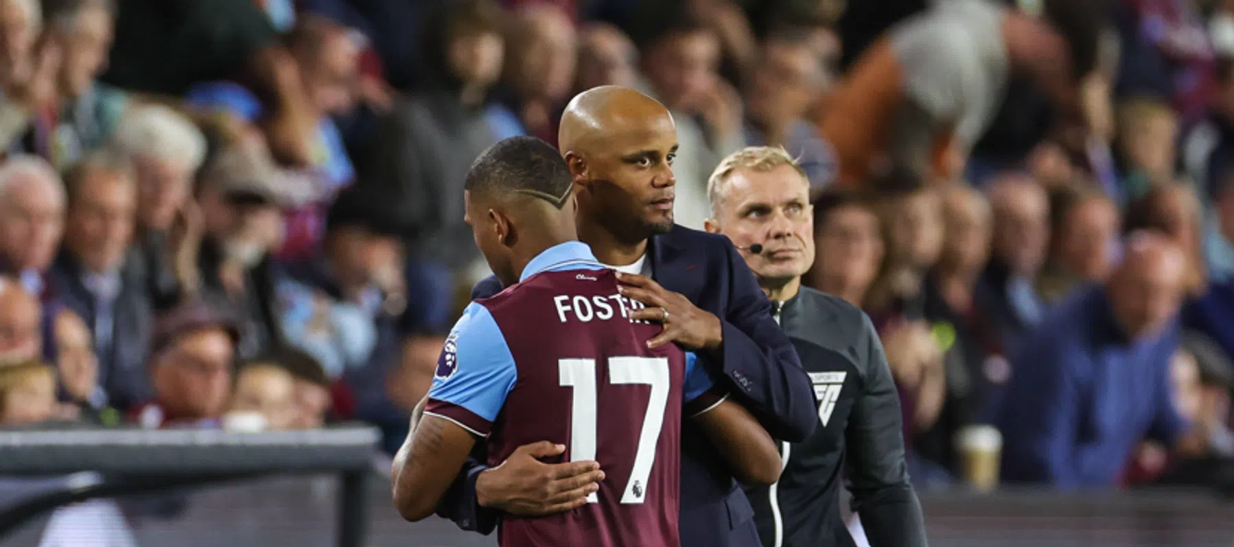 Kompany over Foster (ex-Westerlo) bij Burnley