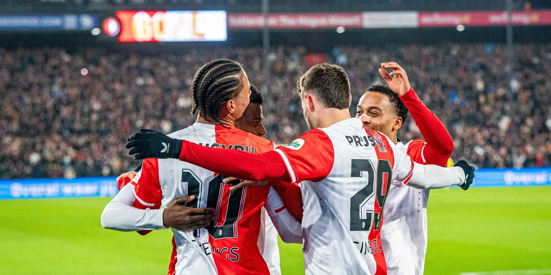 Feyenoord verslaat Utrecht en doorstaat laatste test van 2023