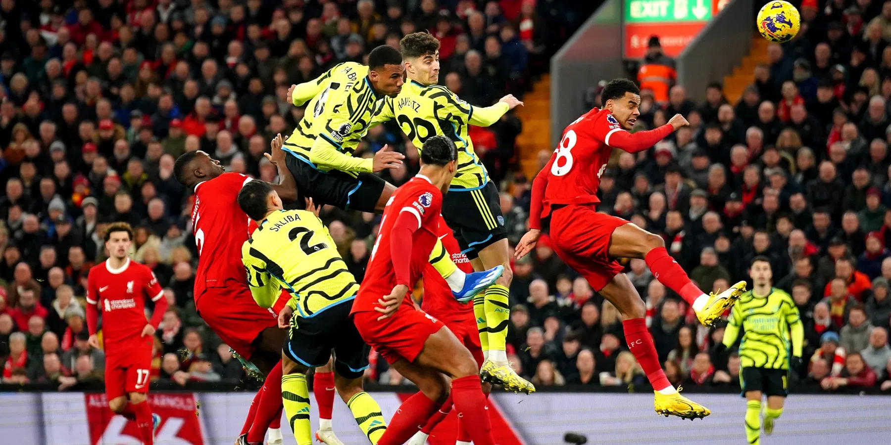 Liverpool en Arsenal houden elkaar in evenwicht in waar spektakelstuk