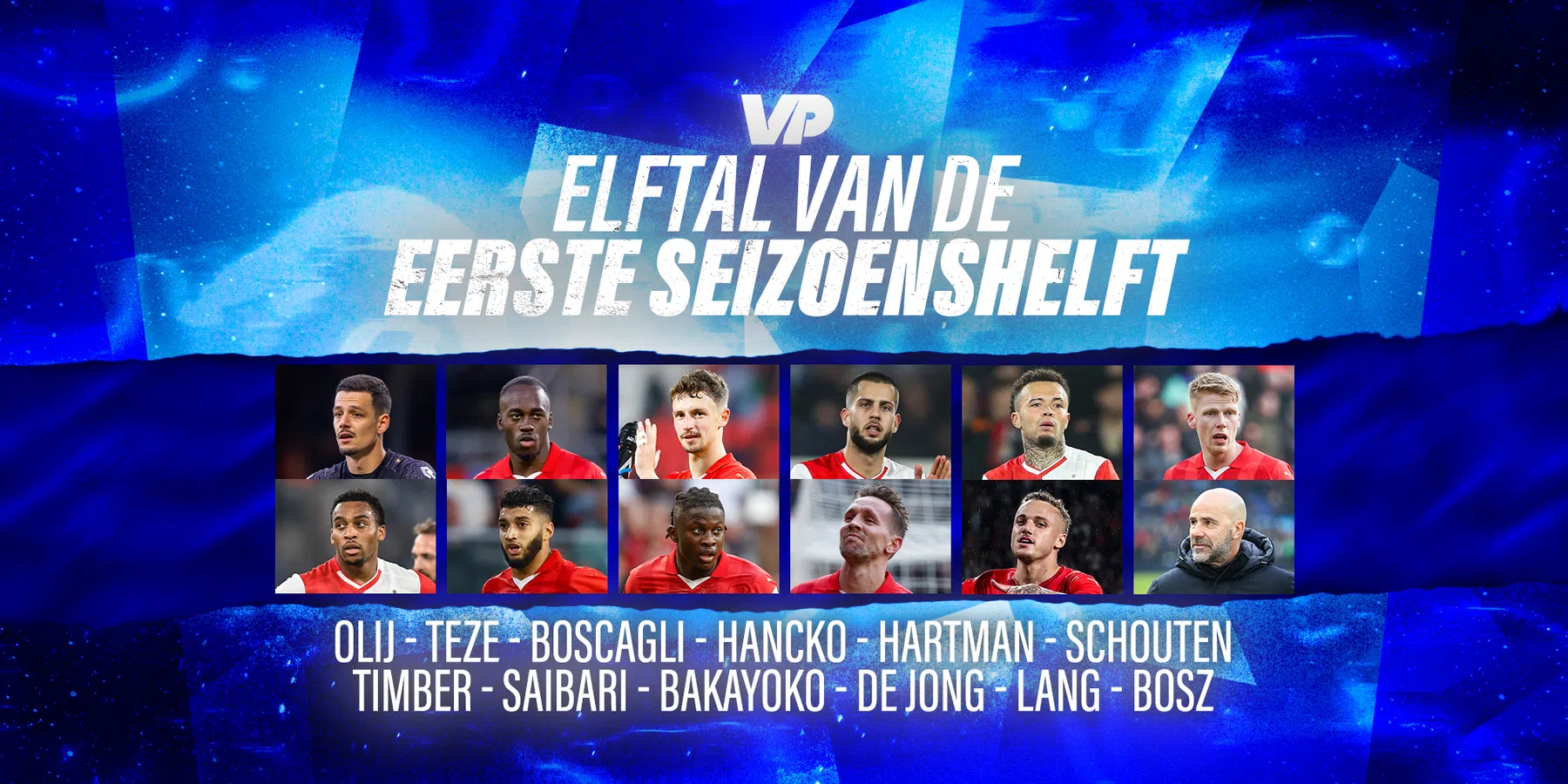 VP's Elftal van de Eerste Seizoenshelft: PSV domineert