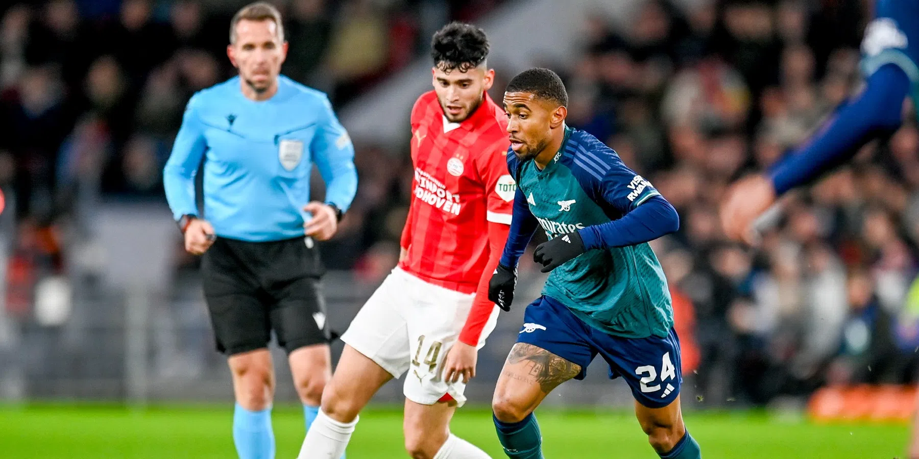 Nelson op weg naar uitgang bij Arsenal