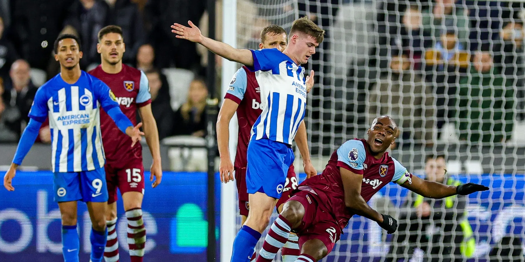 Brighton en West Ham United spelen gelijk