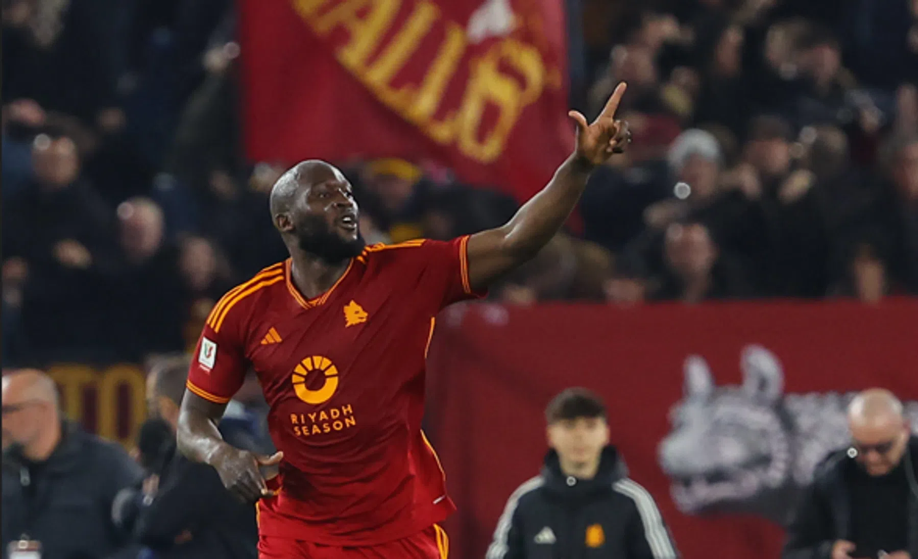 Gehavend AS Roma en Lukaku ontsnappen in Coppa Italia 