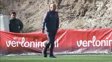 Thumbnail for article: Slot strompelt uit ziekenboeg op trainingskamp Feyenoord en coacht met brace 