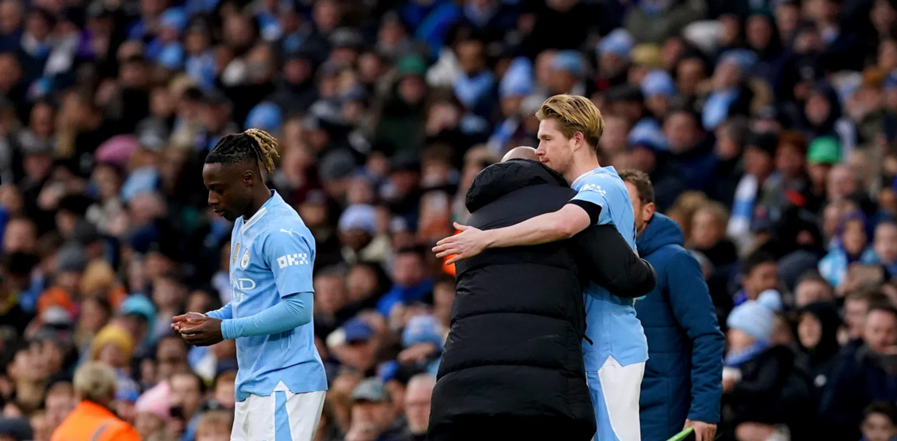 Guardiola is voorzichtig met De Bruyne bij Man City