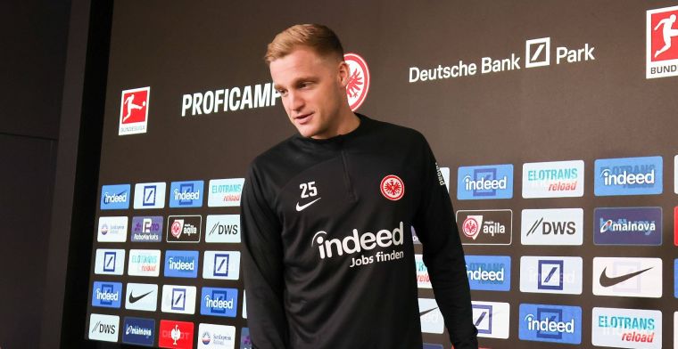 Van de Beek kan debuut gaan maken voor Frankfurt