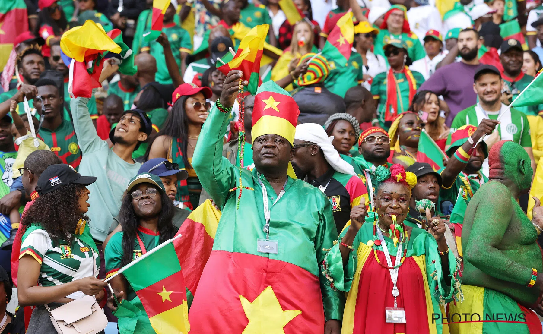 Tienkoppig Guinee verrast en houdt stand tegen Kameroen