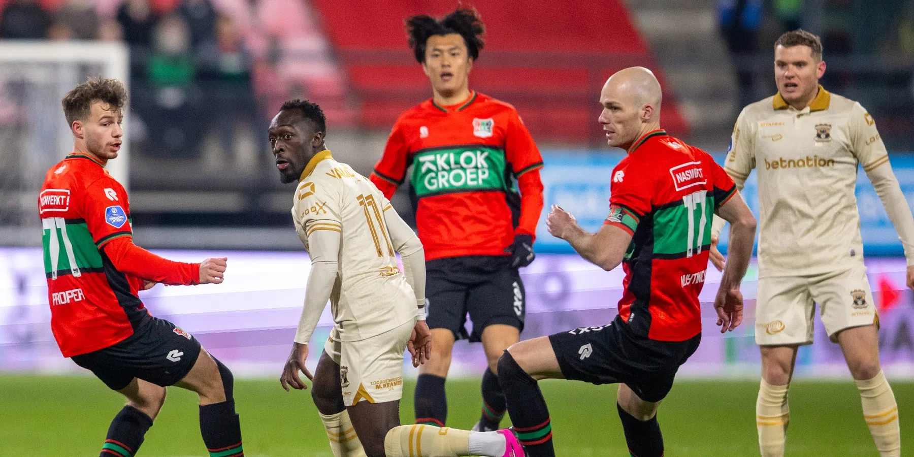 NEC staat in kwartfinale beker door zege op Go Ahead