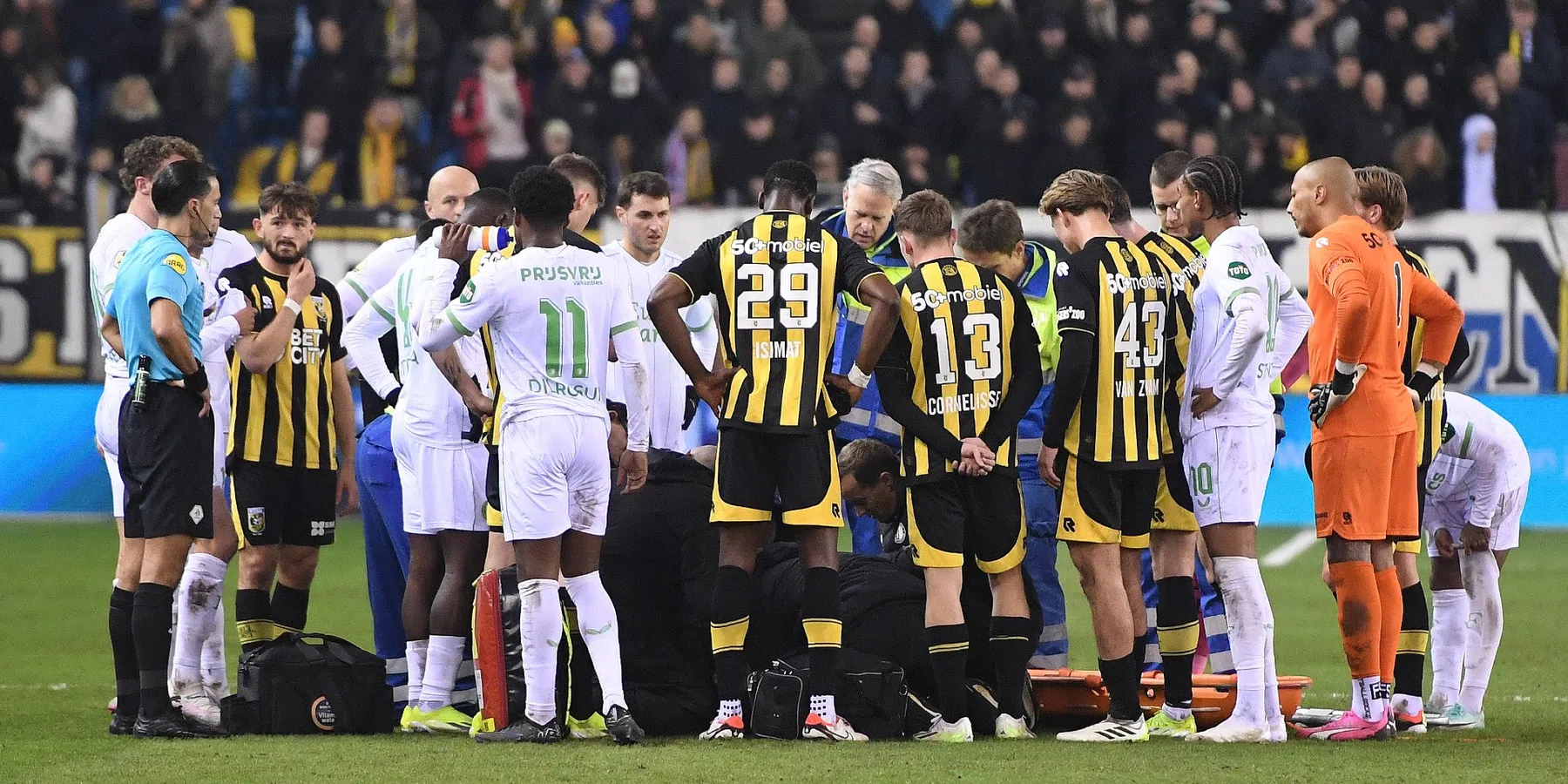 Vitesse heeft geruststellend nieuws over Visser (19