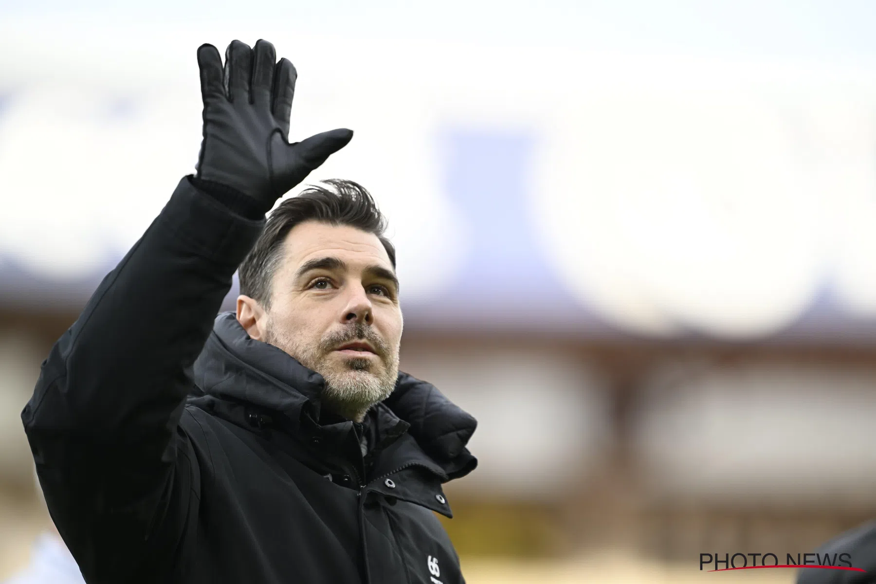 alexandersson persconferentie voor KV Kortrijk tegen Club Brugge