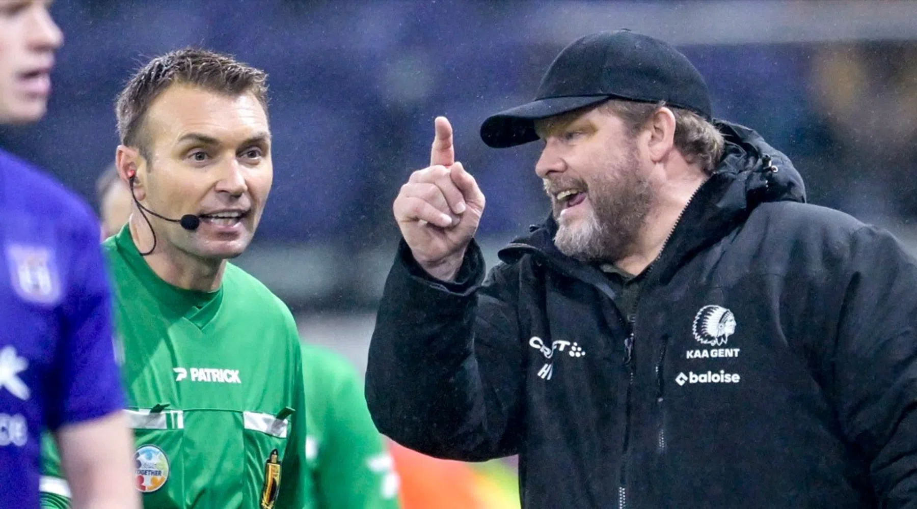 Hein Vanhaezebrouck is woest na Anderlecht 1-0 Gent