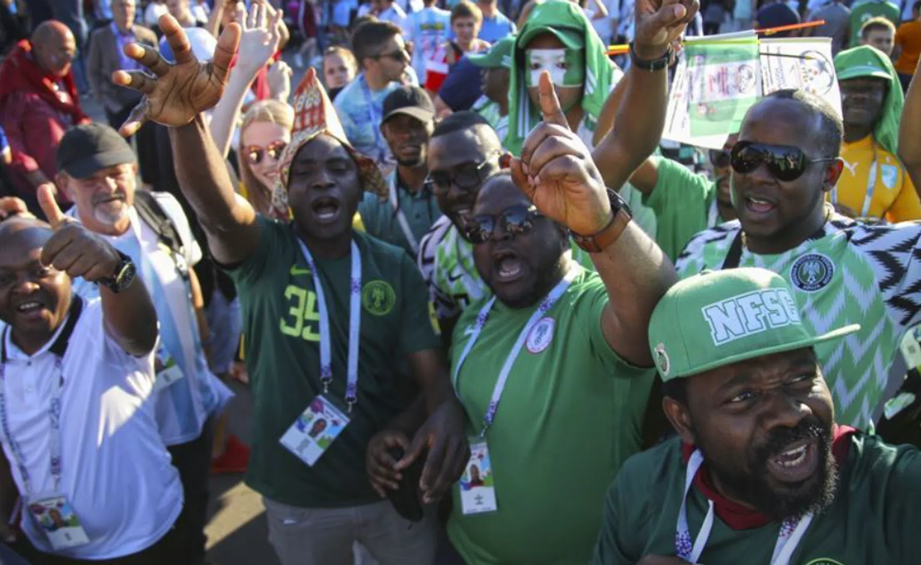 Nigeria tegenover Zuid-Afrika van Broos in halve finale