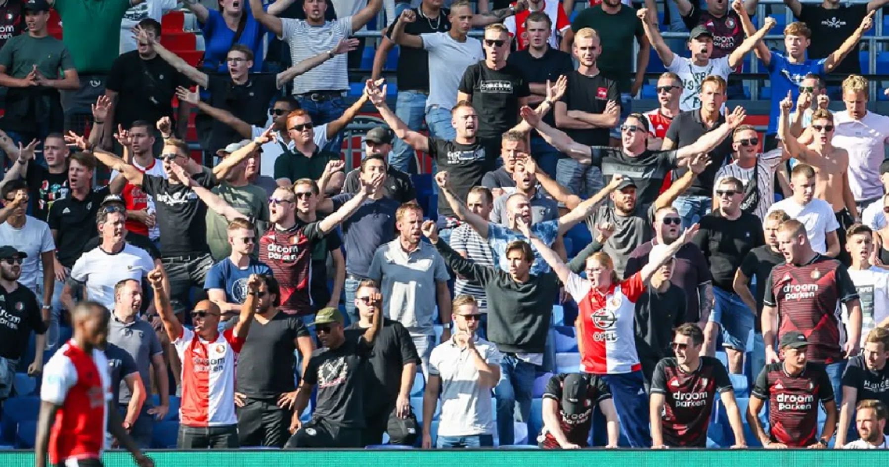 Bewoners zijn wildplassende Feyenoord-fans beu