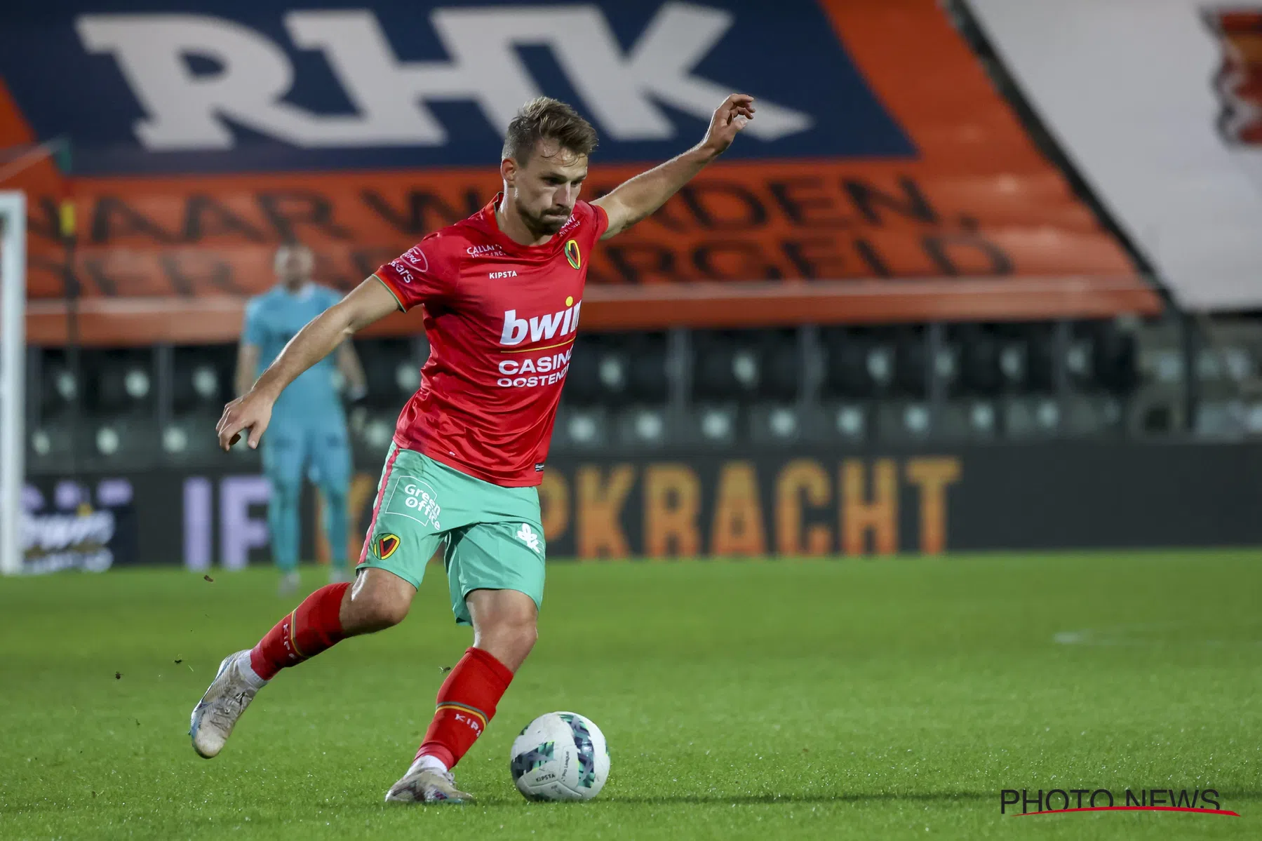 Jonas Vinck over Francs Borains - KV Oostende