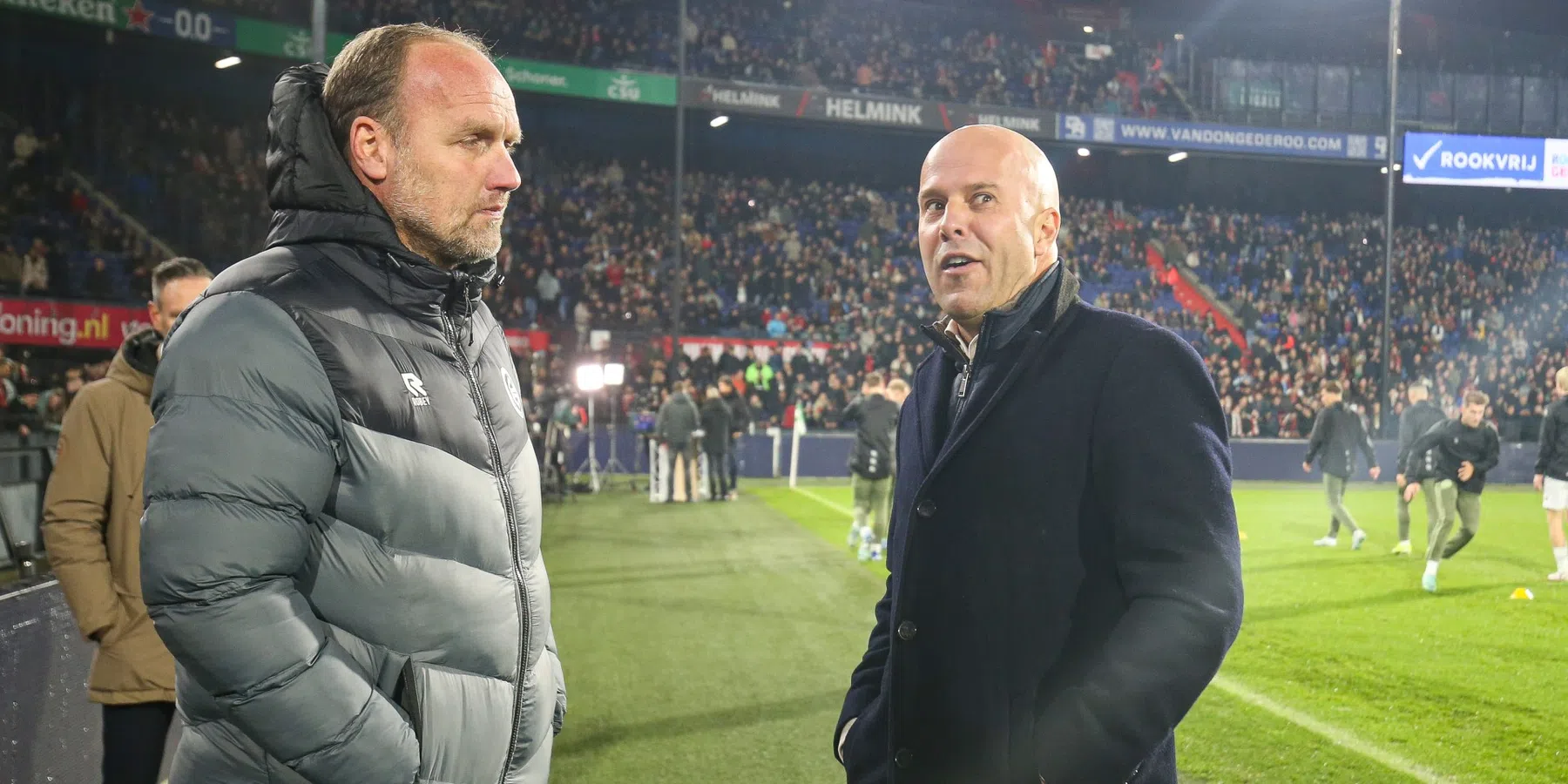 FC-Groningen trainer Lukkien baalt na bekerverlies tegen Feyenoord