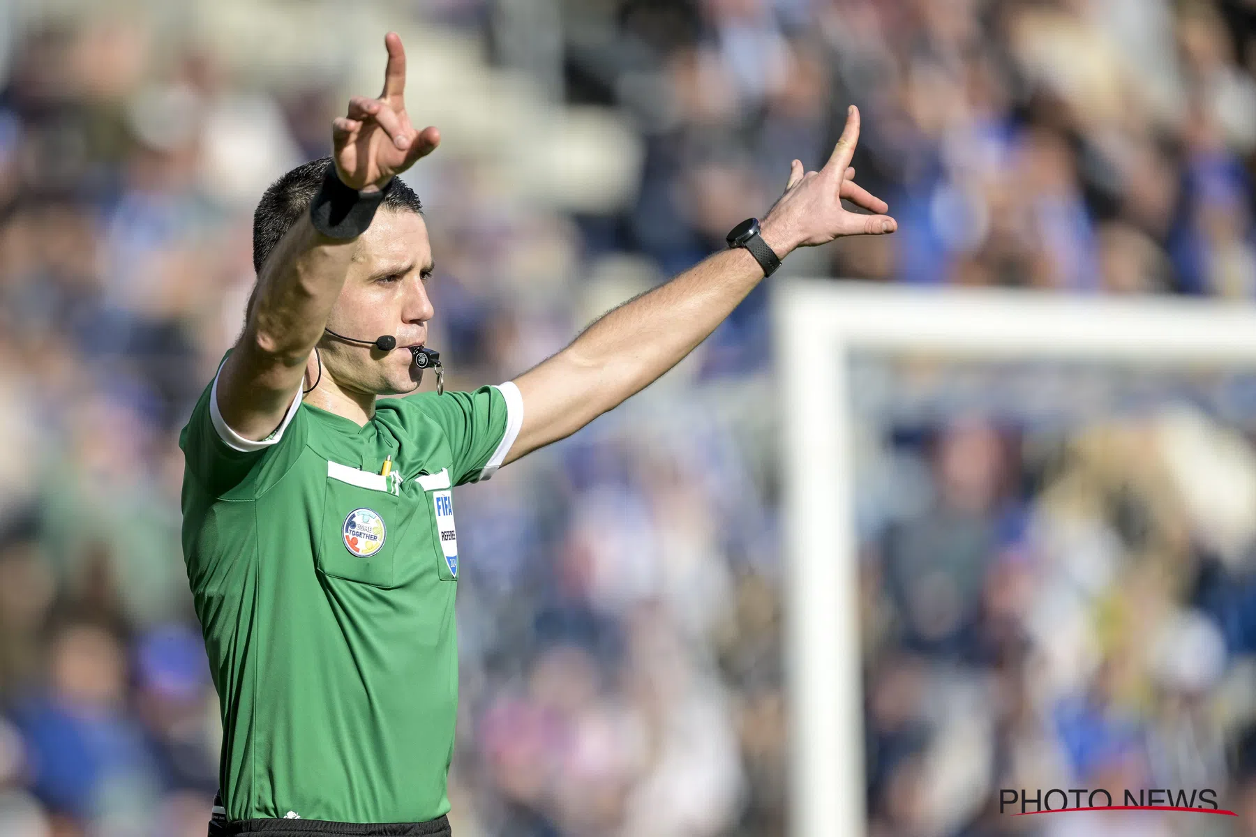 Degryse zag handsbal Sor tijdens Club Brugge tegen KRC Genk en is het oneens