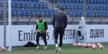 Thumbnail for article: Courtois is weer doelman en zweeft als vanouds naar de hoeken op training van Real