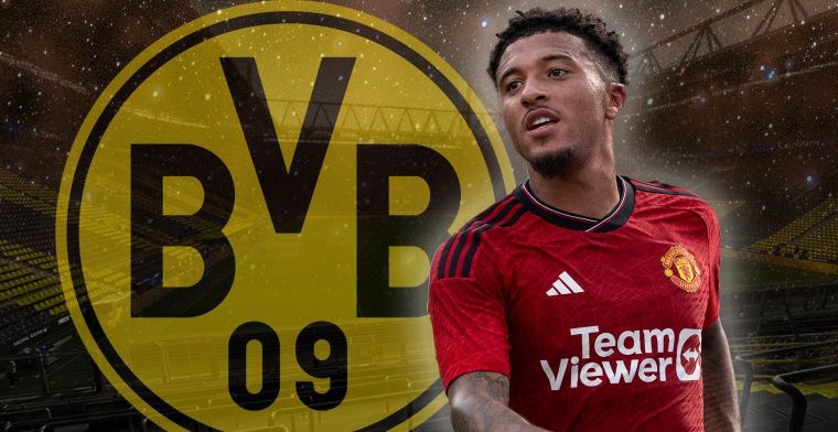 Borussia Dortmund wil Jadon Sancho niet definitief overnemen van Manchester United