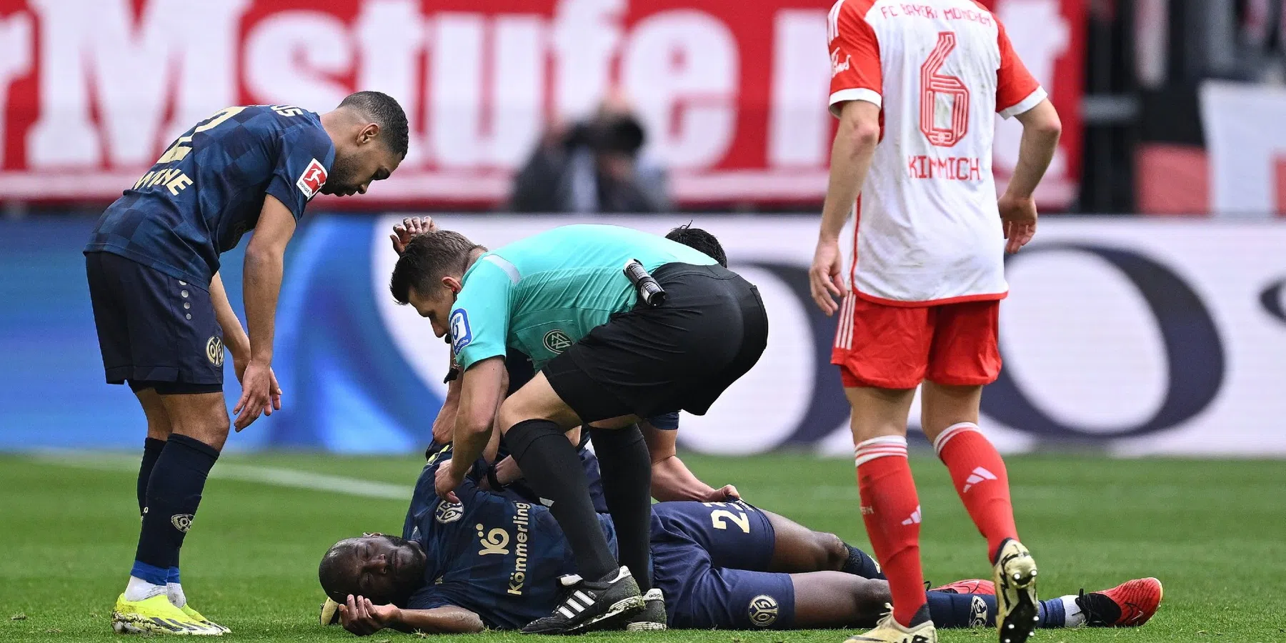 Bundesliga ontsnapt aan tragedie: scheidsrechter redt leven Mainz-speler