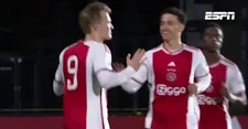 Thumbnail for article: Jong Ajax rolt Jong PSV op: Rijkhoff laat Drommel twee keer vissen