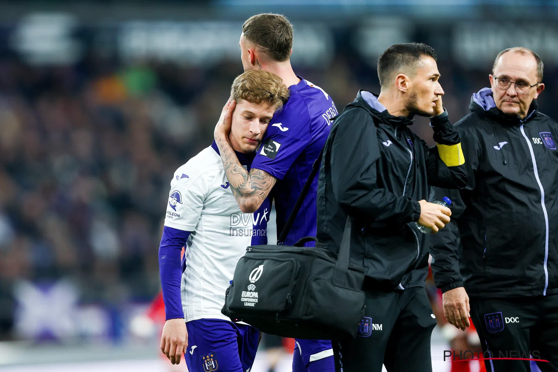 Verschaeren kan niet in actie komen voor Anderlecht tijdens Play-Offs JPL