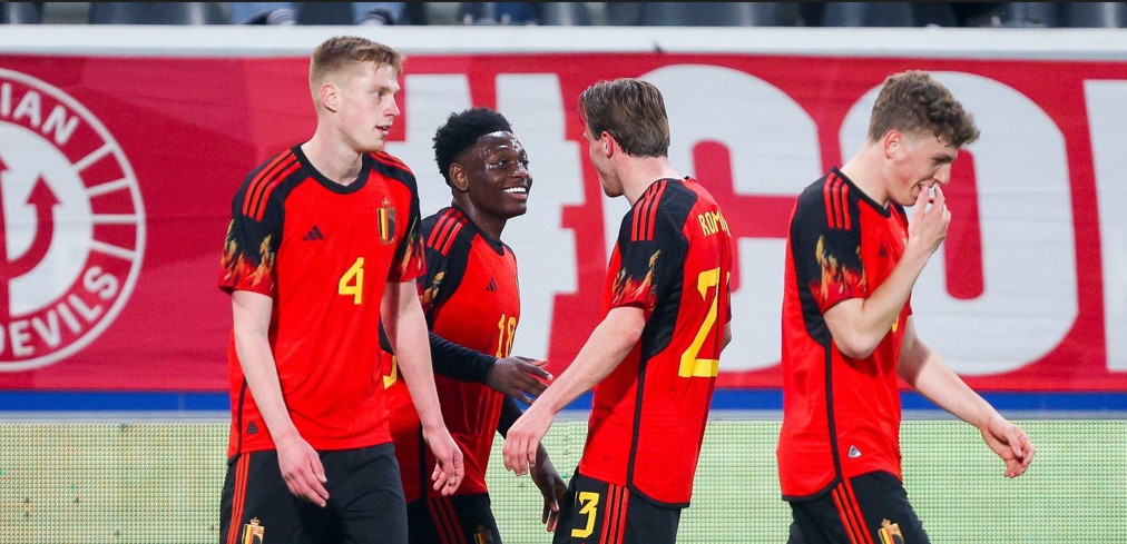 Spanje U21 tegen Rode Duivels België U21 in EK kwalificatieronde