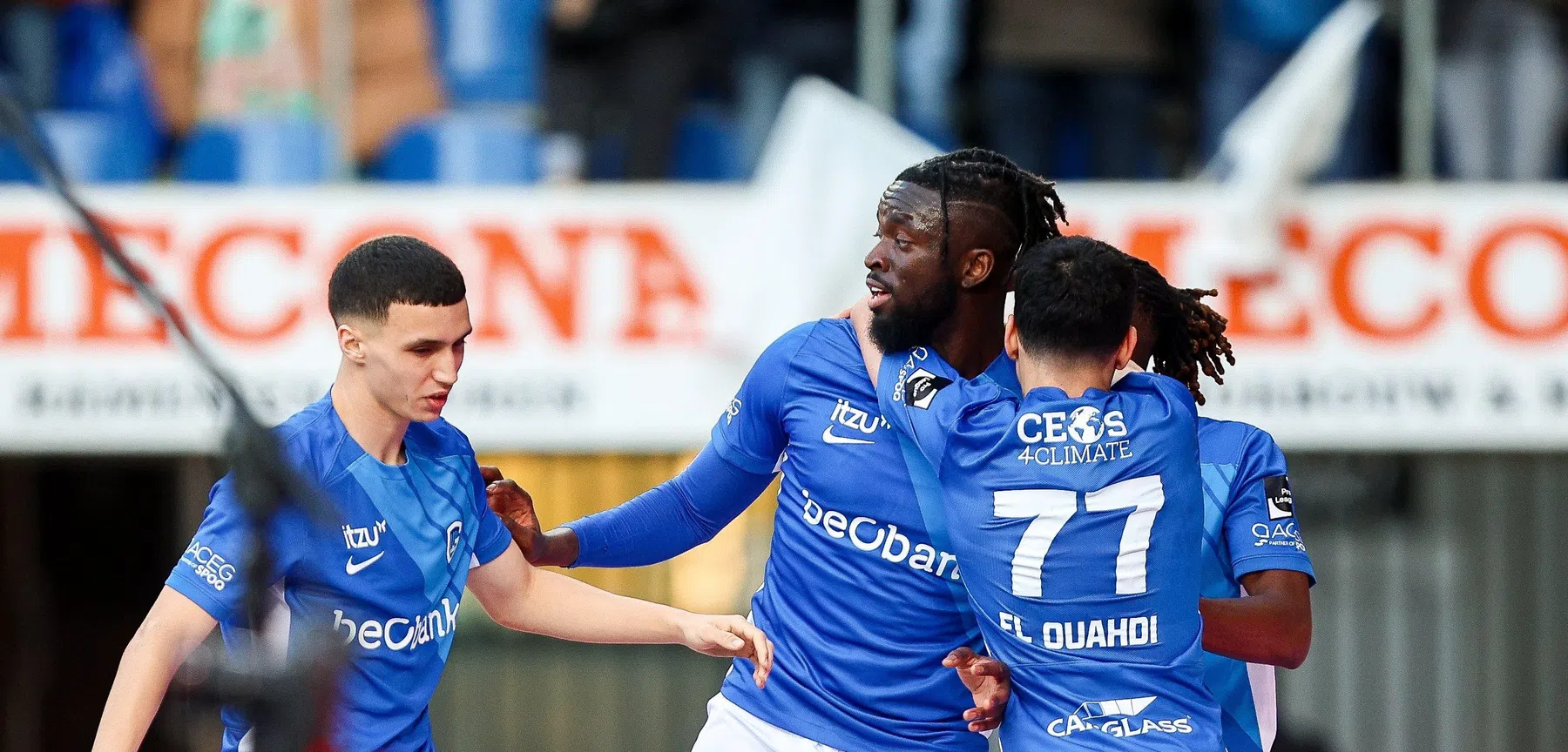 Tolu Arokodare scoorde voor Genk tegen Union en profiteerde van Anthony Moris