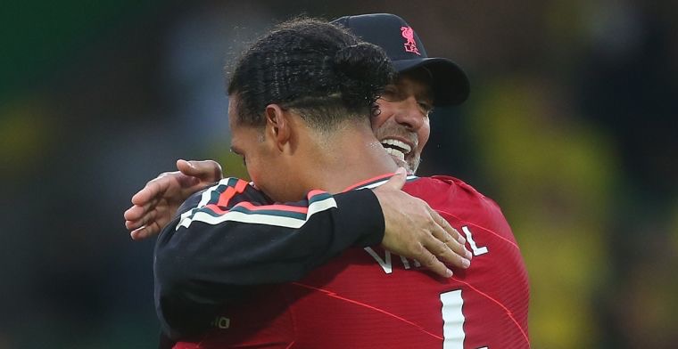 Van Dijk gaat Klopp missen bij Liverpool