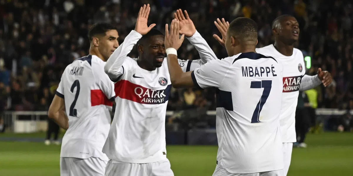 Mbappé en Dembélé dwingen tiental Barça op de knieën: PSG naar halve finale
