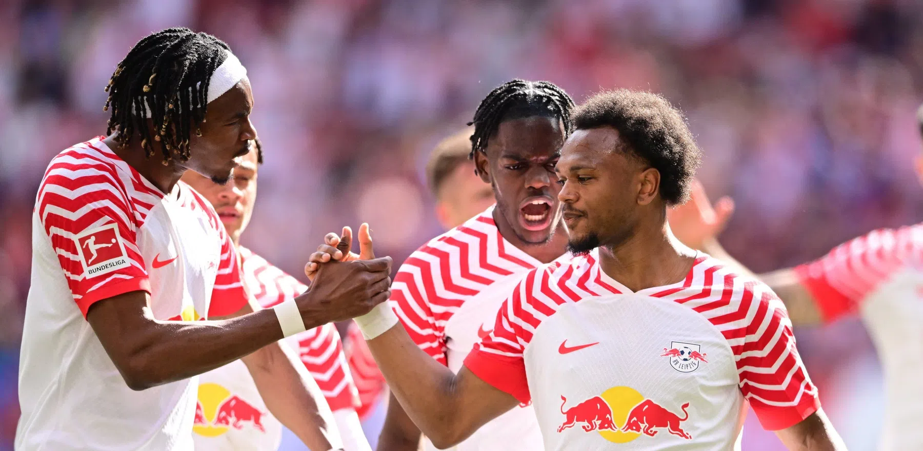 RB Leipzig wint van Essen, Simons scoort